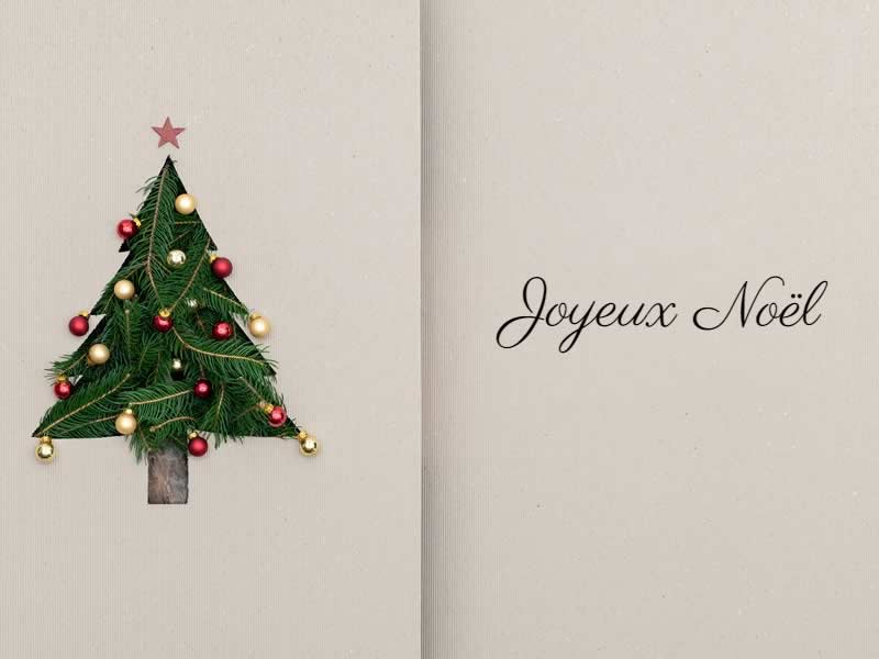Envoyez vos jolie carte de Noël personnalisée