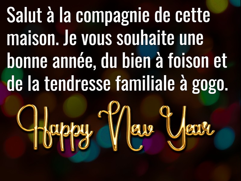 Cartes de vœux tendresse familiale à gogo personnalisées