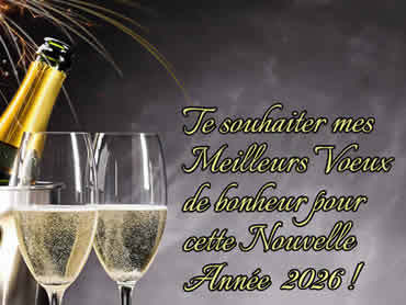 Carte de voeux à personnaliser de bonne année