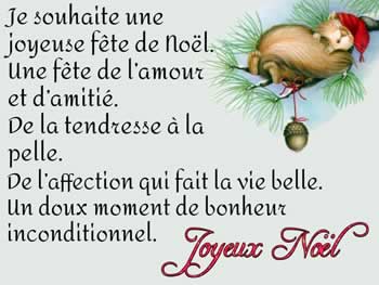 Cartes de Noël personnalisées: Je souhaite une joyeuse fête de Noël. Une fête de l’amour et d’amitié.