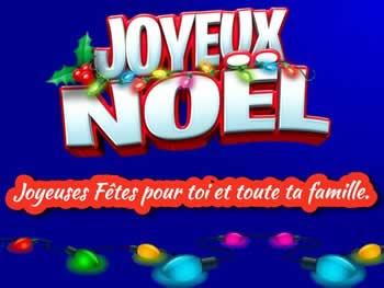 Cartes de Noël personnalisées: Joyeuses Fêtes pour toi et toute ta famille.