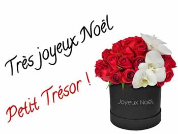 Cartes de Noël personnalisées: Très joyeux Noël petit trésor !.